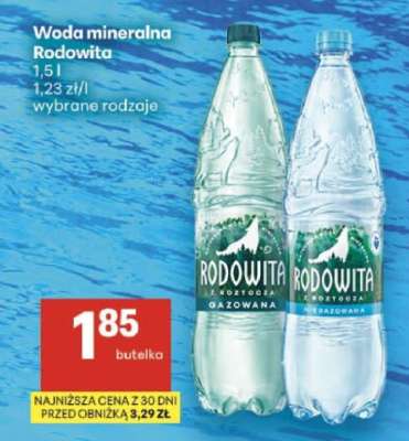 Woda mineralna RODOWITA