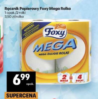 Ręcznik Papierowy Foxy Mega Rolka