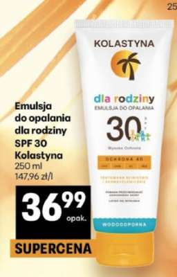 Emulsja do opalania dla rodziny SPF 30 Kolastyna