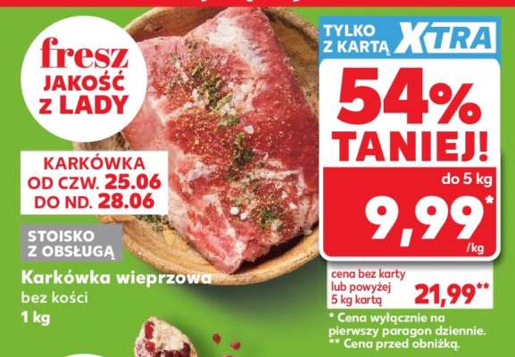 Karkówka wieprzowa bez kości