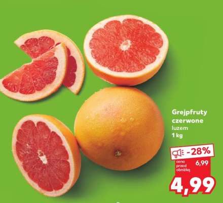 Grejpfruty czerwone, luzem 1 kg
