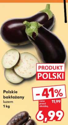 Polskie bakłażany, luzem 1 kg