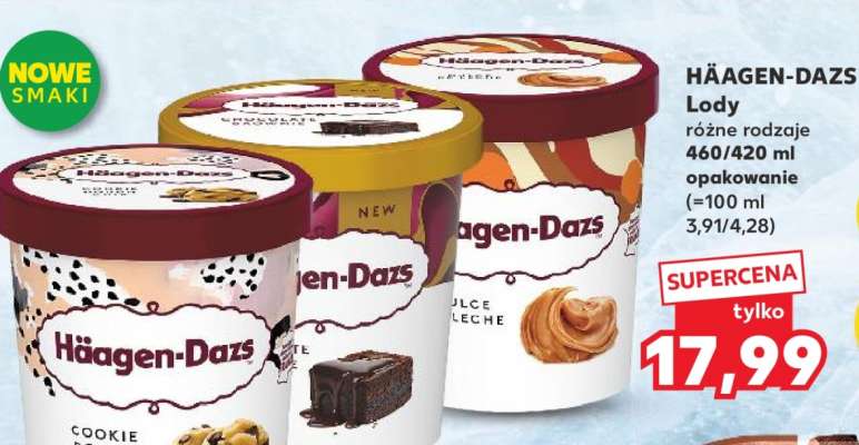 HÄAGEN DAZS Lody