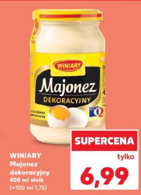 WINIARY Majonez dekoracyjny 400 ml słoik