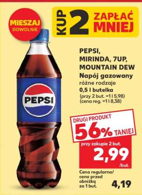 Pepsi, Mirinda, 7UP, Mountain Dew