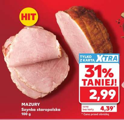 MAZURY Szynka staropolska 100 g