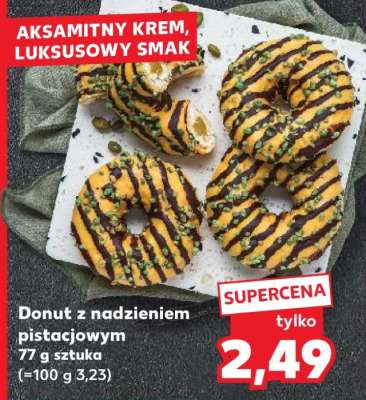 Donut z nadzieniem pistacjowym