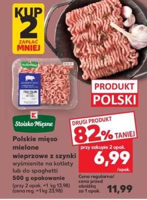 Polskie mięso mielone wieprzowe z szynki