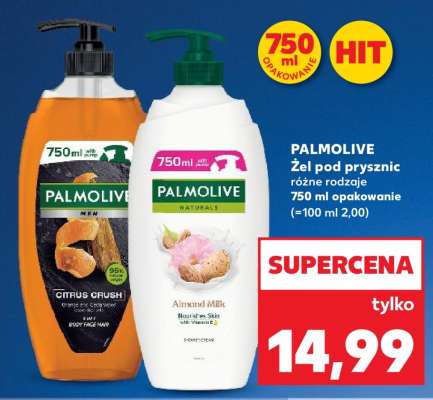PALMOLIVE Żel pod prysznic różne rodzaje 750 ml opakowanie