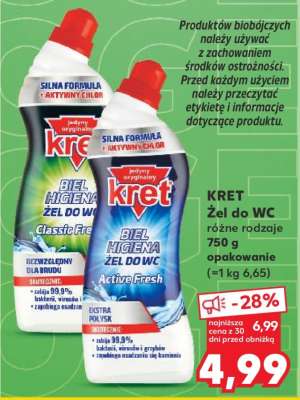 KRET Żel do WC