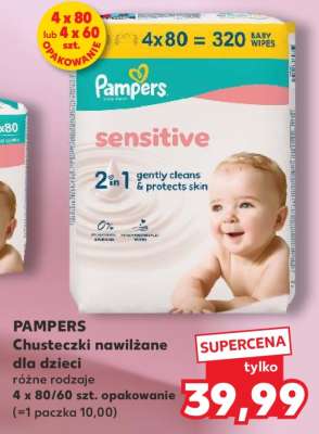 PAMPERS Chusteczki nawilżane dla dzieci