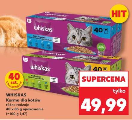 WHISKAS Karma dla kotów