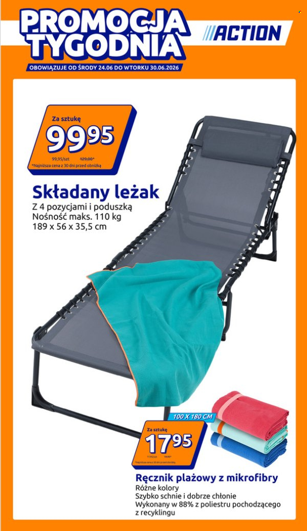 Gazetka Action - 24.06.2026 - 30.06.2026. Strona 1