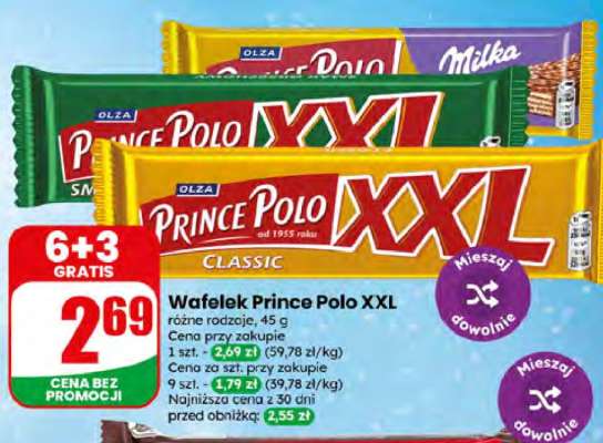 Wafelek PRINCE POLO XXL