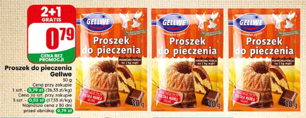 Proszek do pieczenia Gellwe 30 g