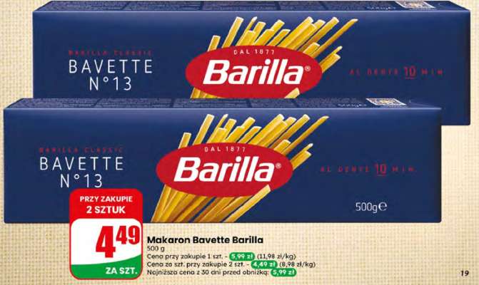 Makaron Bavette Barilla