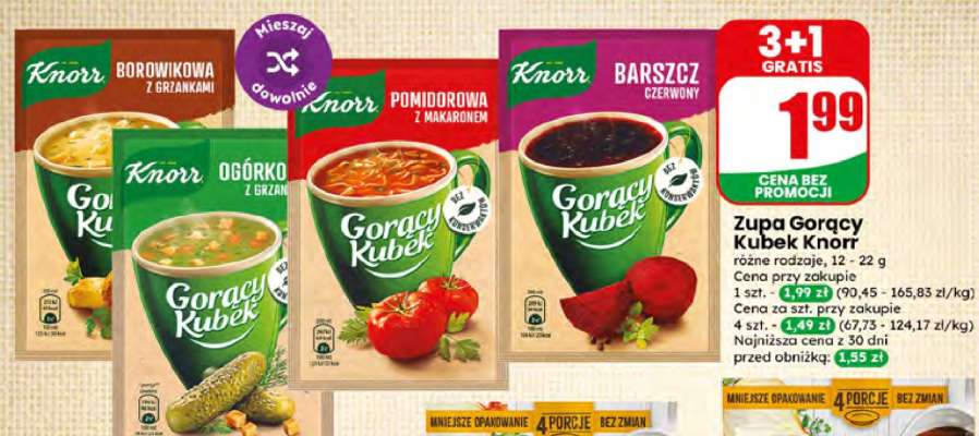 Zupa GORĄCY KUBEK KNORR