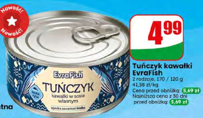 Tuńczyk kawałki EvraFish