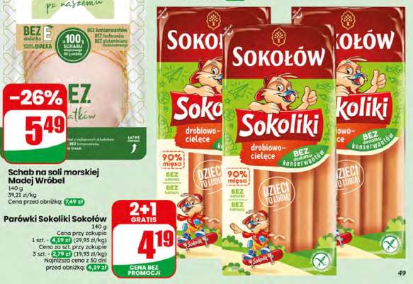 Parówki Sokoliki Sokołów