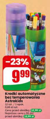 Kredki automatyczne bez temperowania Astrakids