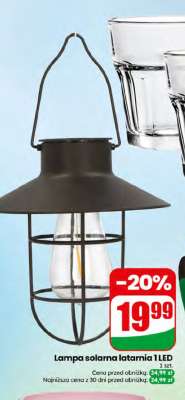Lampa solarna latarnia 1 LED