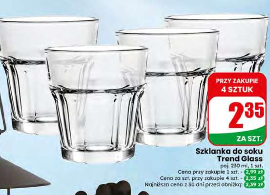 Szklanka do soku Trend Glass