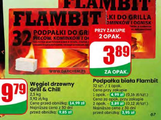 Podpałka biała Flambit