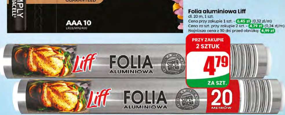Folia aluminiowa Liff
