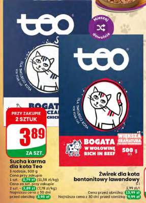 Sucha karma dla kota Teo
