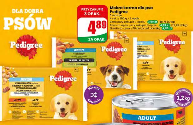 Mokra karma dla psa Pedigree