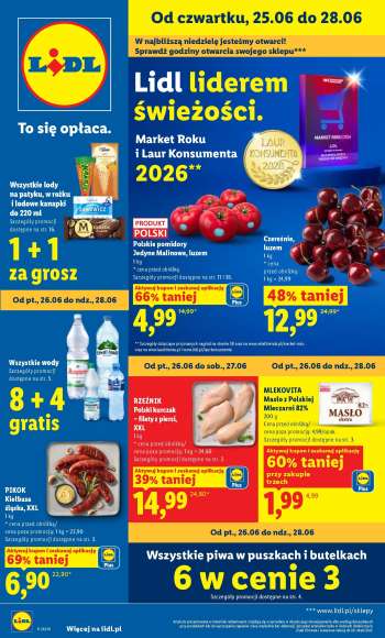 Gazetka Lidl - 25.06.2026 - 28.06.2026.