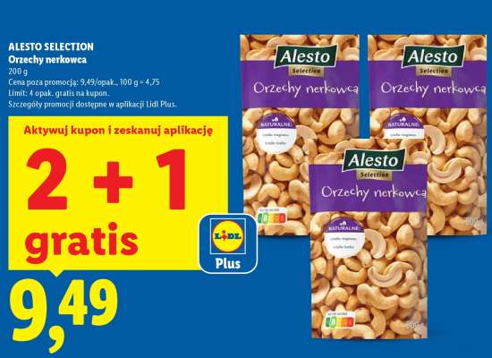 ALESTO SELECTION Orzechy nerkowca