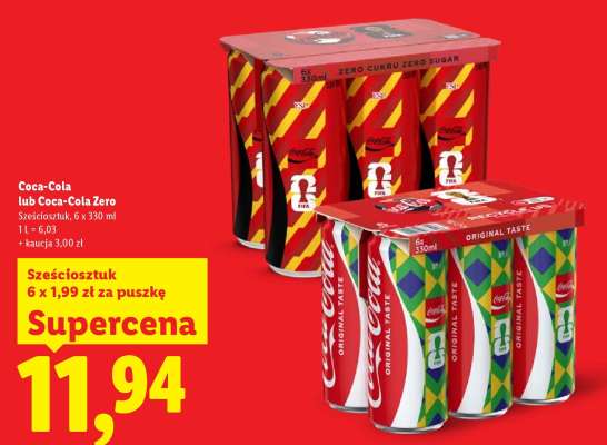 Coca-Cola lub Coca-Cola Zero