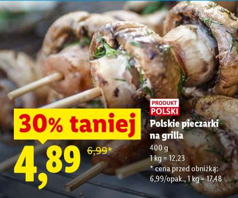 Polskie pieczarki na grilla