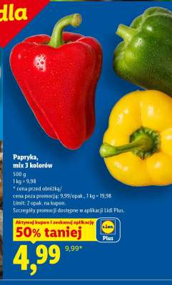 Papryka, mix 3 kolorów