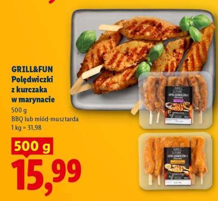 GRILL&FUN Polędwiczki z kurczaka w marynacie