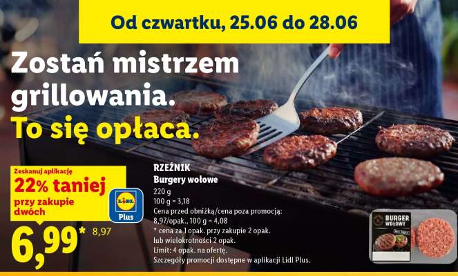 RZEŹNIK Burgery wołowe