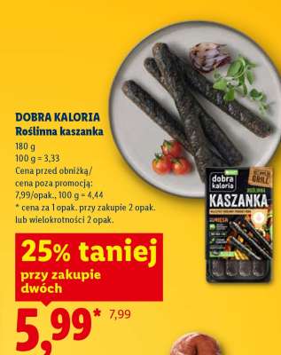 DOBRA KALORIA Roślinna kaszanka