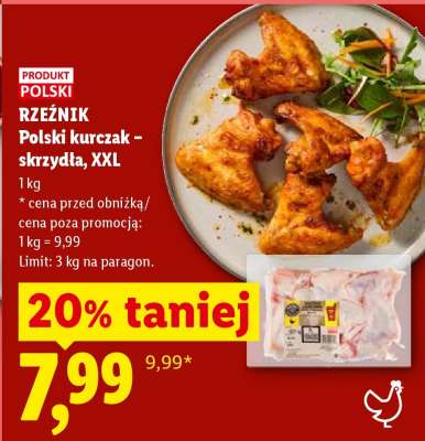 Rzeźnik Polski kurczak – skrzydła, XXL