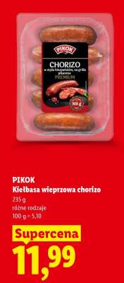 PIKOK Kiełbasa wieprzowa chorizo