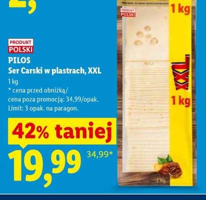 PILOS Ser Carski w plastrach, XXL