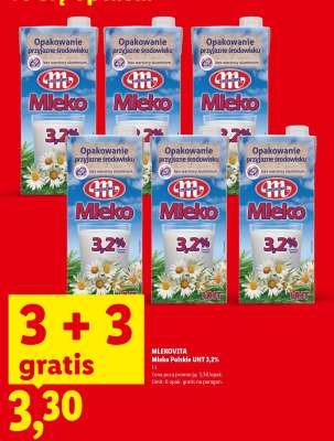 Mlekovita Mleko Polskie UHT 3,2%