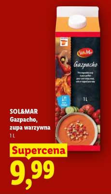 SOL&MAR Gazpacho, zupa warzywna