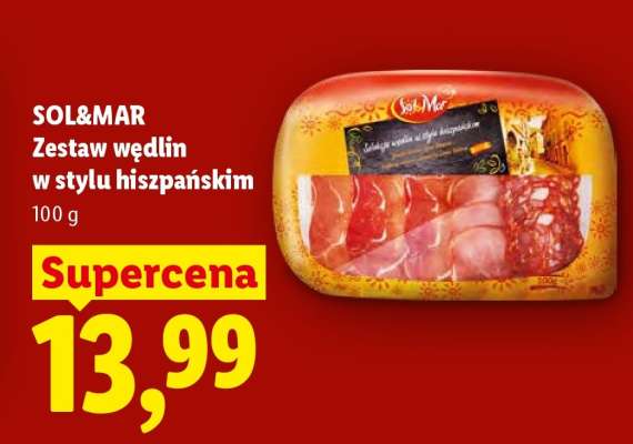 SOL&MAR Zestaw wędlin w stylu hiszpańskim