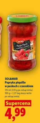 Sol&Mar Papryka piquillo w paskach z czosnkiem