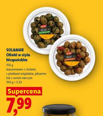 SOL&MAR Oliwki w stylu hiszpańskim