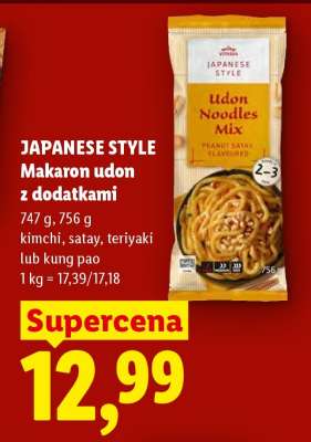 JAPANESE STYLE Makaron udon z dodatkami