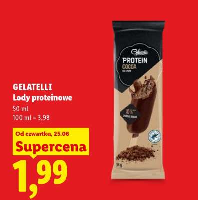 GELATELLI Lody proteinowe