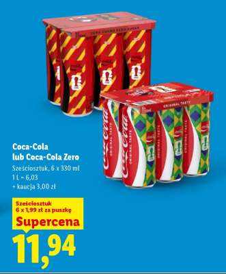 Coca-Cola lub Coca-Cola Zero