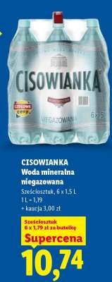 CISOWIANKA Woda mineralna niegazowana
